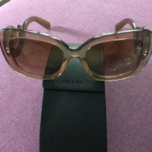 Prada “Havana” colored sunglasses ( brown).